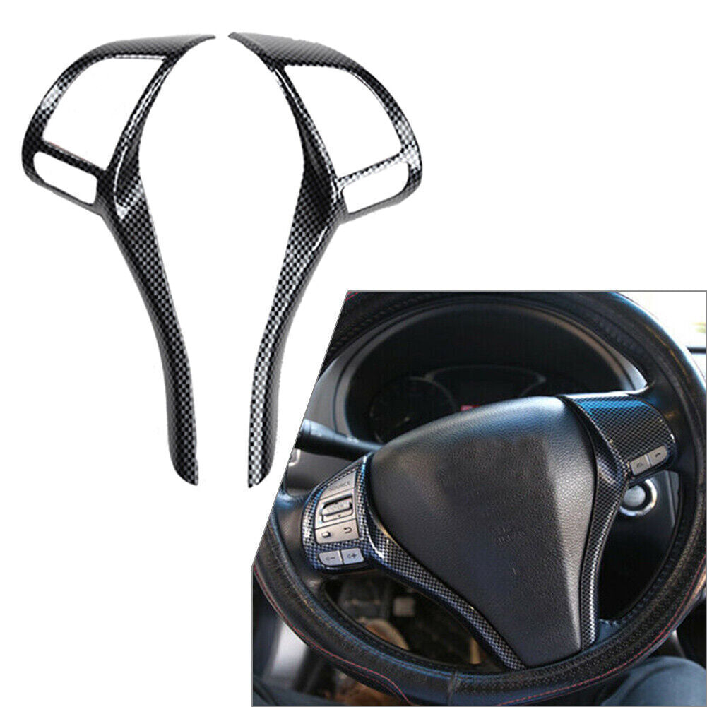 for Nissan Altima 2013-2018 Interior Steering Wheel Strip Trim Carbon Fiber US