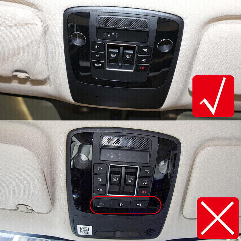 Black S.Steel Inner Door Speaker Frame Cover Trim for Hyundai for Elantra 2021-2023 v