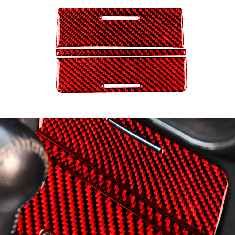Carbon Fiber Inner Below Speedometer Strip Cover Trim For Fiesta 2011-2015 v