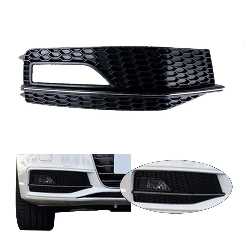 Right Front Bumper Grille Fog Light Bezel Cover for AUDI A4 S-Line 2013-2015