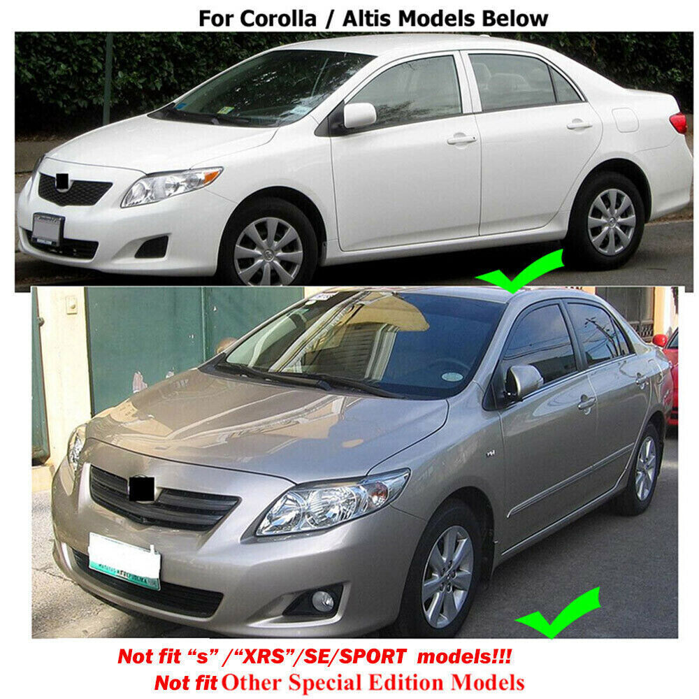 4p for Toyota for Corolla Altis 2007-2013 Mudflap Flaps Splash Fender Guard Mudguard Q