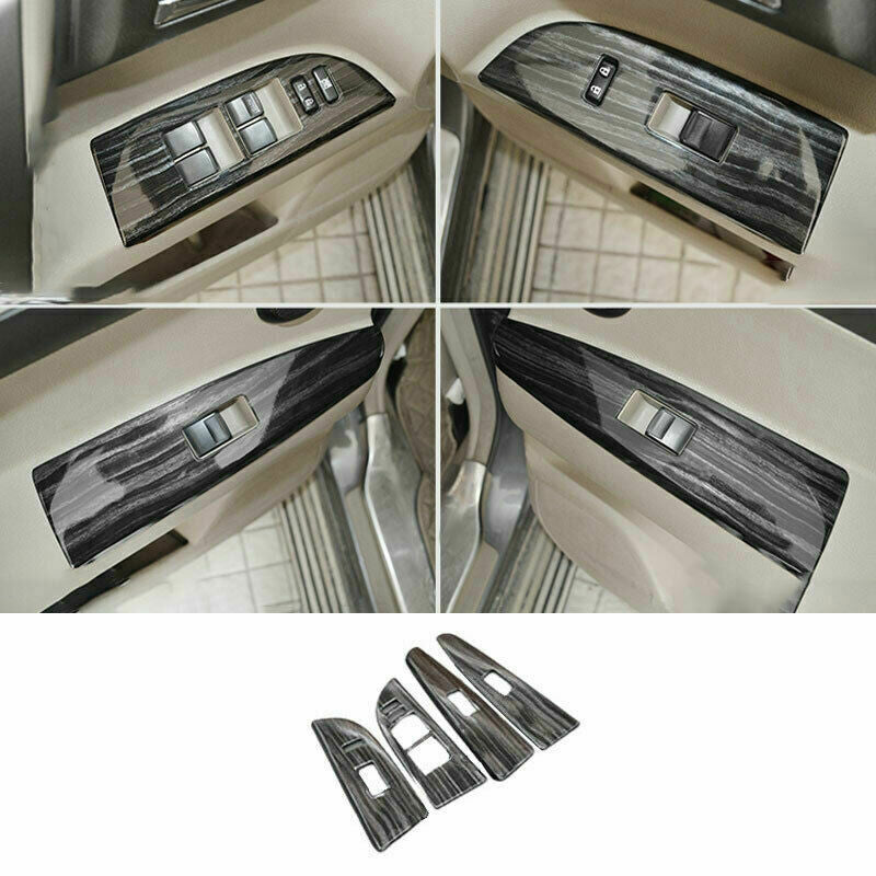 for Jetta Mk7 2019-2022 Black Aluminum Central Console AC Switch Trim v