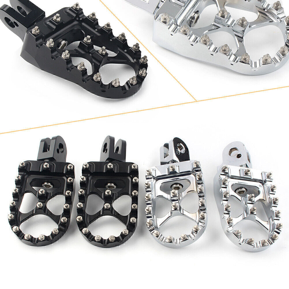 Motorcycle Chrome Wide Foot Peg MX Style For Speedmaster Legend Adventurer