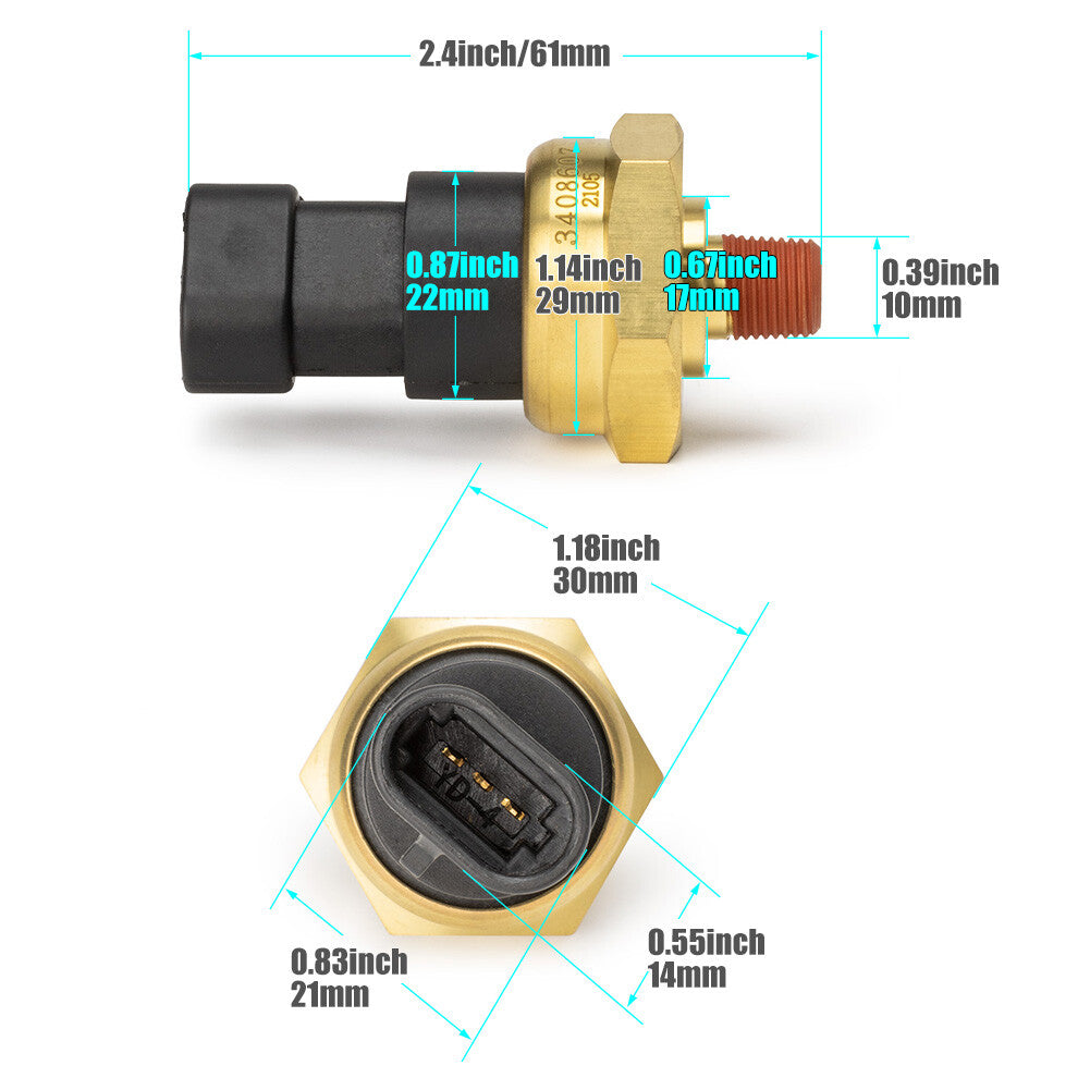 One hydraulic pressure sensor is suitable for L10 M11 N14 K19 ISM 3056344 3408607- n