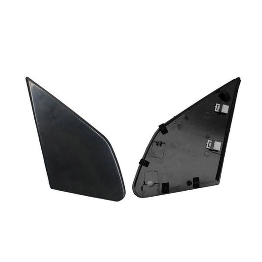 Pair Front Door Garnish Window Glass Plate Cover Trim for Honda Fit 2009-2013