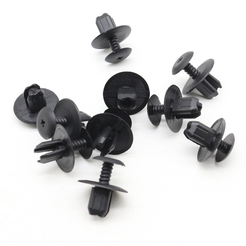 10-piece set of rear bumper side bracket screws and grommets suitable for Toyota 52197-22020