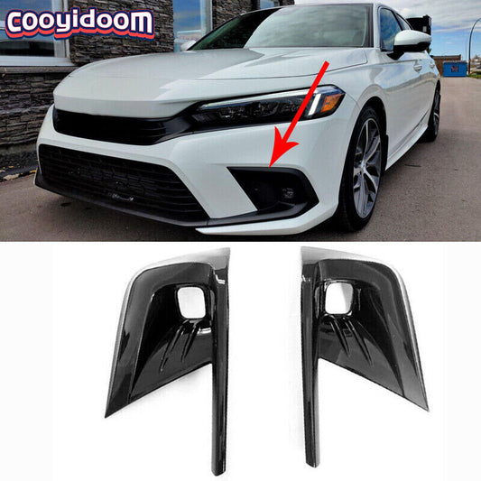 Pair Front Fog Light Cover Parts Fittings for Civic 11th Gen 2022 for Honda