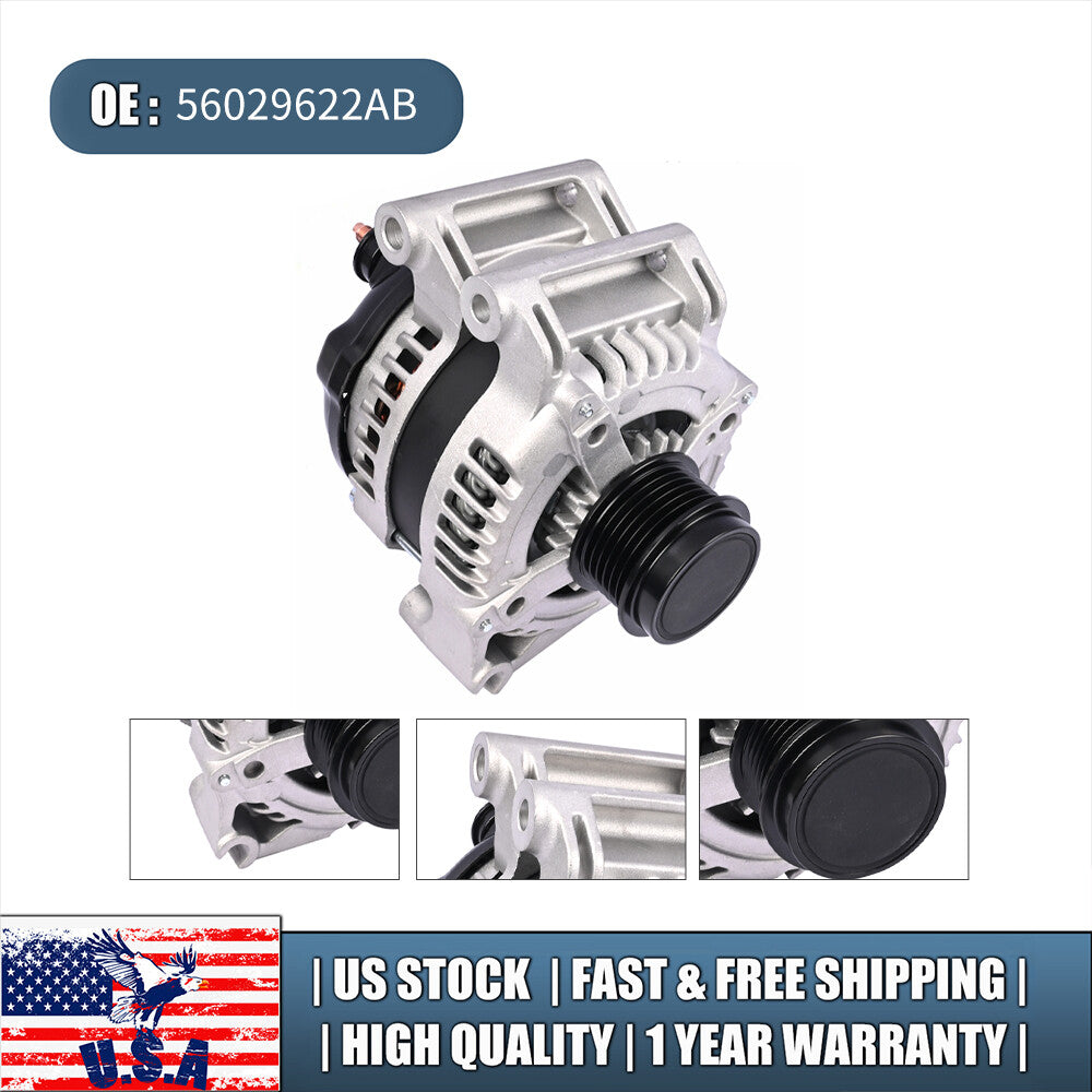 New Alternator 160A 12V for Chrysler 200 2015 2016 2017 V6 3.6L