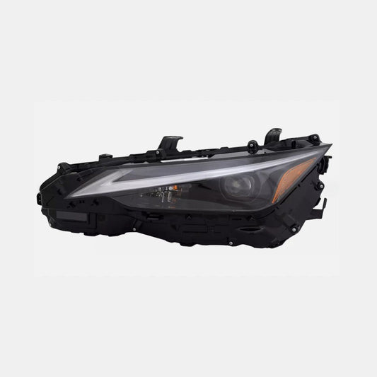 Dual LED headlights on the left-hand drive side are suitable for Lexus IS300/IS350 models (2021, 2022, 2023).