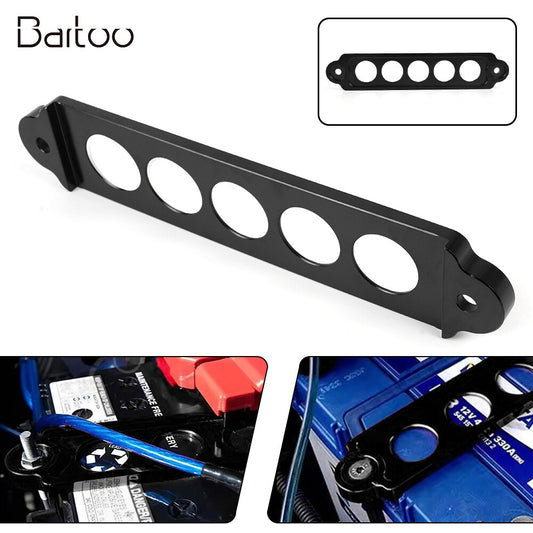 Aluminum Battery Fixed Bracket Battery Retaining Clamp Tie Down Holder Universal Q