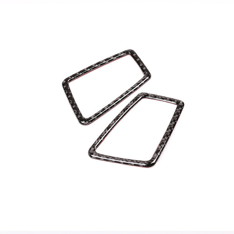 Carbon fiber side vent socket cover trim for BMW 3 Series E90 E92 2005-12