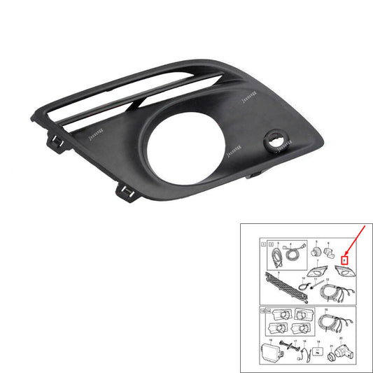 Front Bumper Right Grille with Lamp Parking Sensor Holes for Volvo XC60 10-16