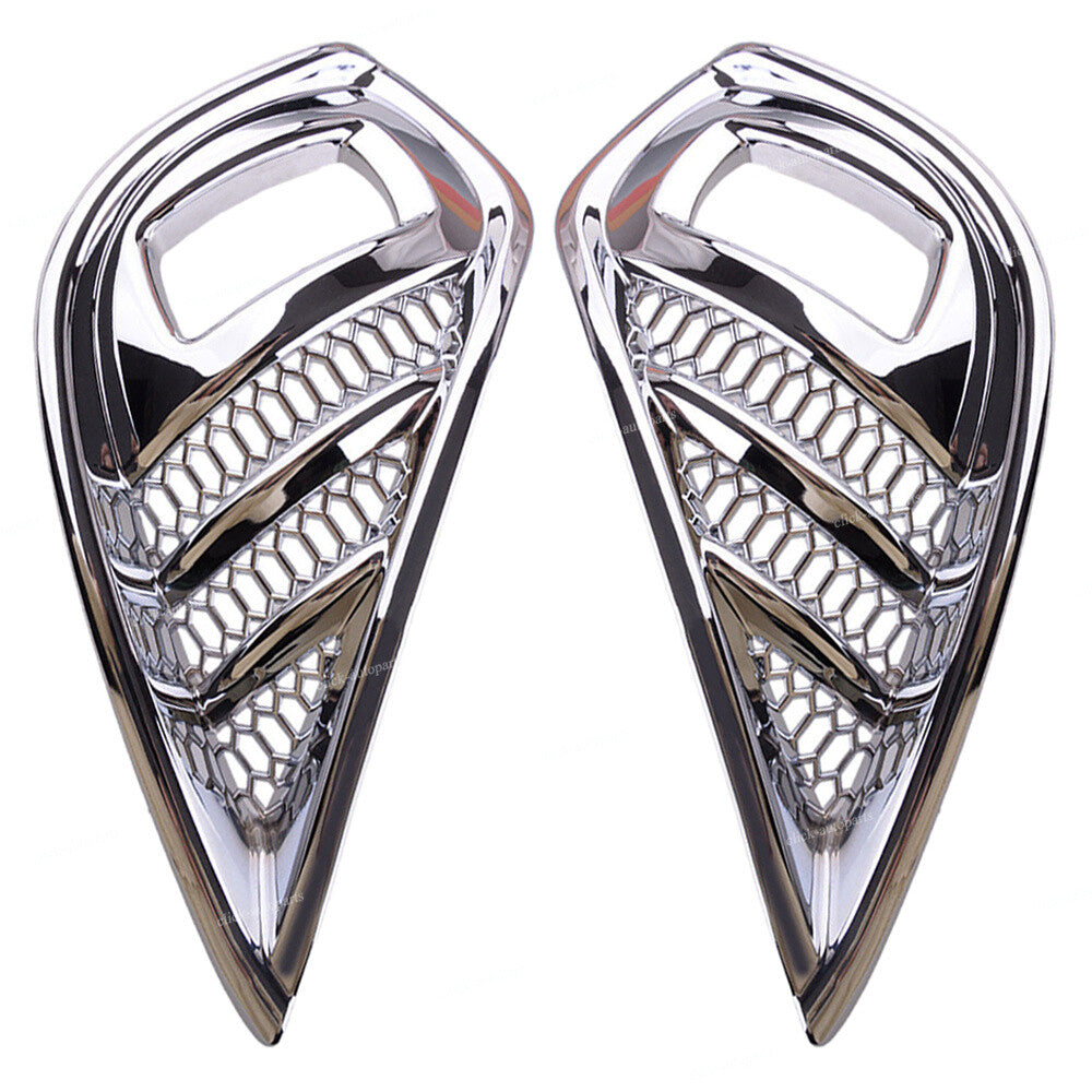 Front Bumper Fog Light Trim Bezel Cover for Toyota 2020-2022 Highlander Chrome