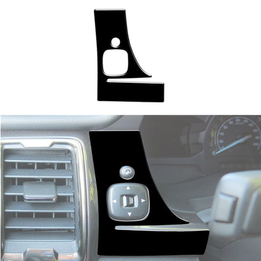 Red Carbon Fiber Rear Door Control Trim For Silverado/tahoe/ for sierra 2007-14 TypeB v