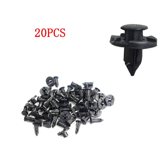 20Pcs Clips Push-Type Retainer Fasteners 8mm for 08-2015 Lancer Fender Liner