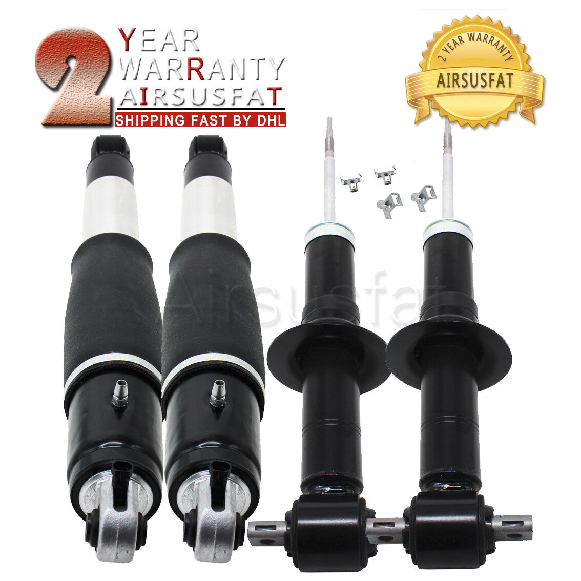 4pcs Front Rear Air Suspension Electric Shock Strut for Cadillac for Escalade for Yukon