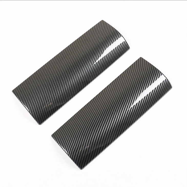 Carbon fiber look Central armrest storage box Cover For Rogue 2021-2024 v