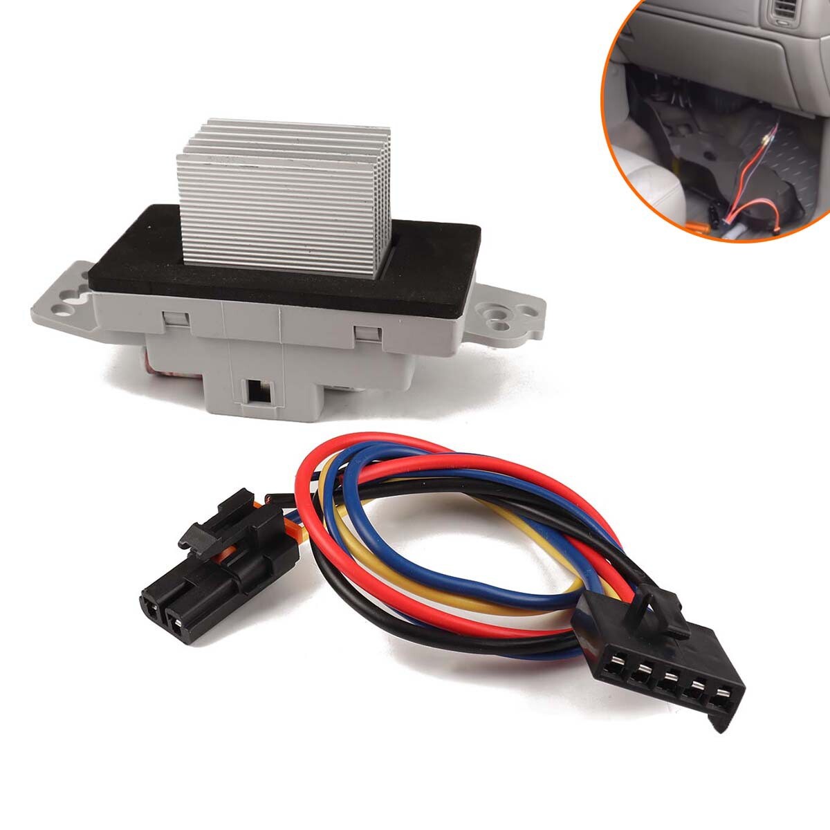 Air conditioning blower motor resistor suitable for Silverado 1500 for GMC for Sierra 1500 (1999-2007) n