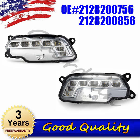 Pair LH RH LED Daytime Running Light Set 10-16 for Mercedes W212 E350 E63 AMG
