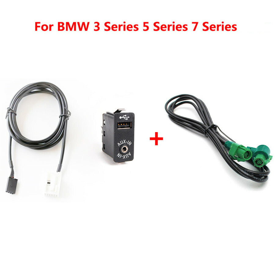 Car CD changer stereo audio wiring harness, wires and cables, switch buttons, AUX IN kit for - n