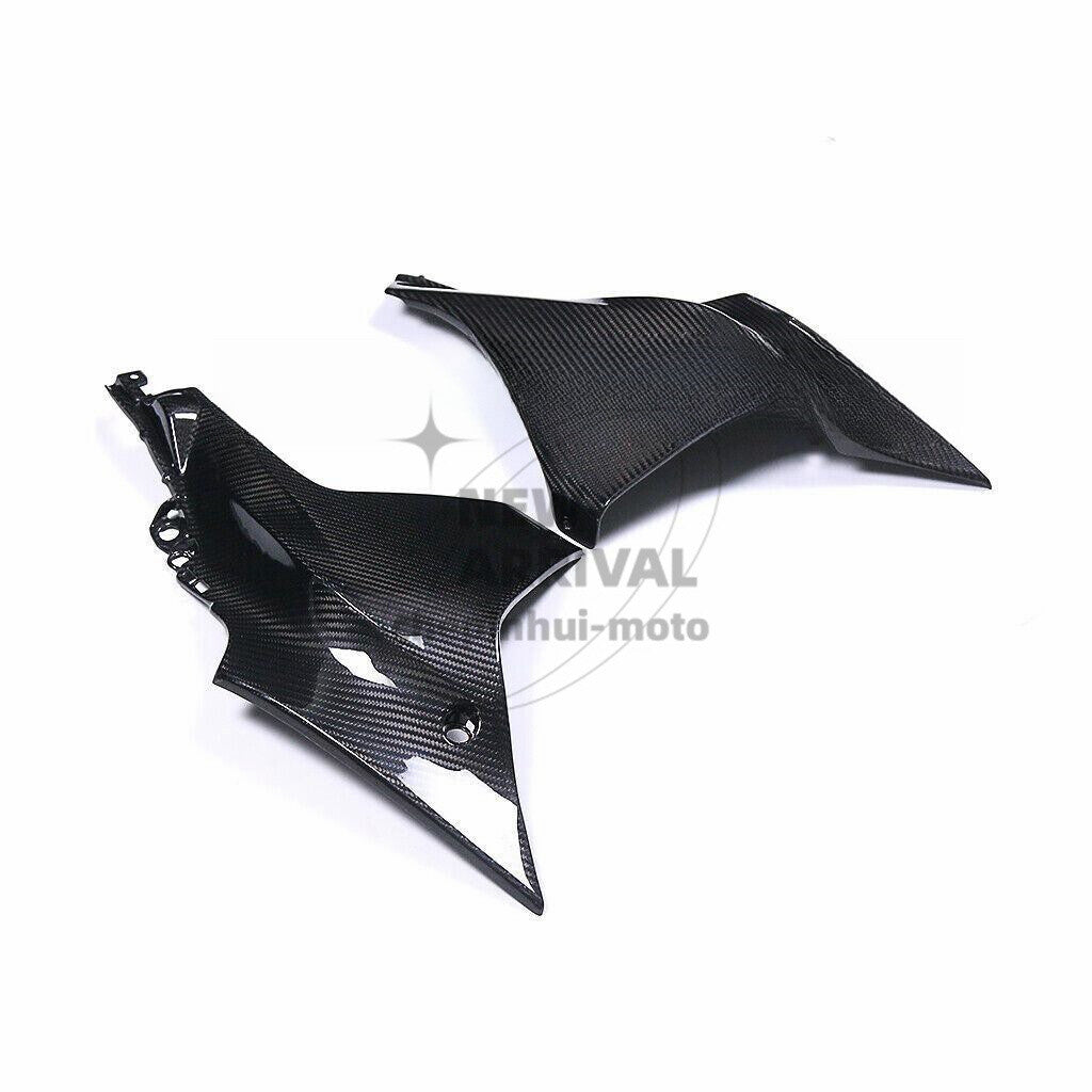 for Yamaha R1 / R1M 2020-2024 Carbon Fiber Upper Front Tank Side Panels Covers