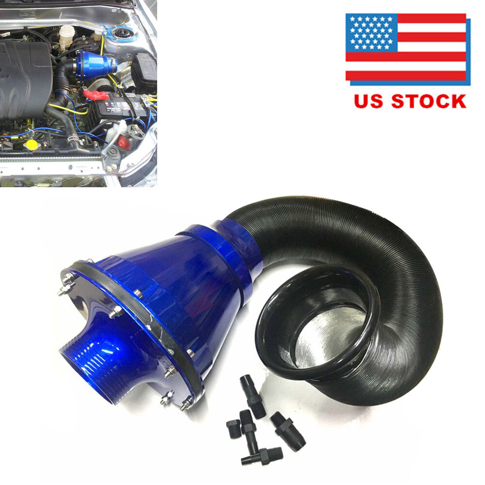 76mm Universal Inlet Bellows Filter for High-Flow Automotive Cold Air Inlet Cleaner n