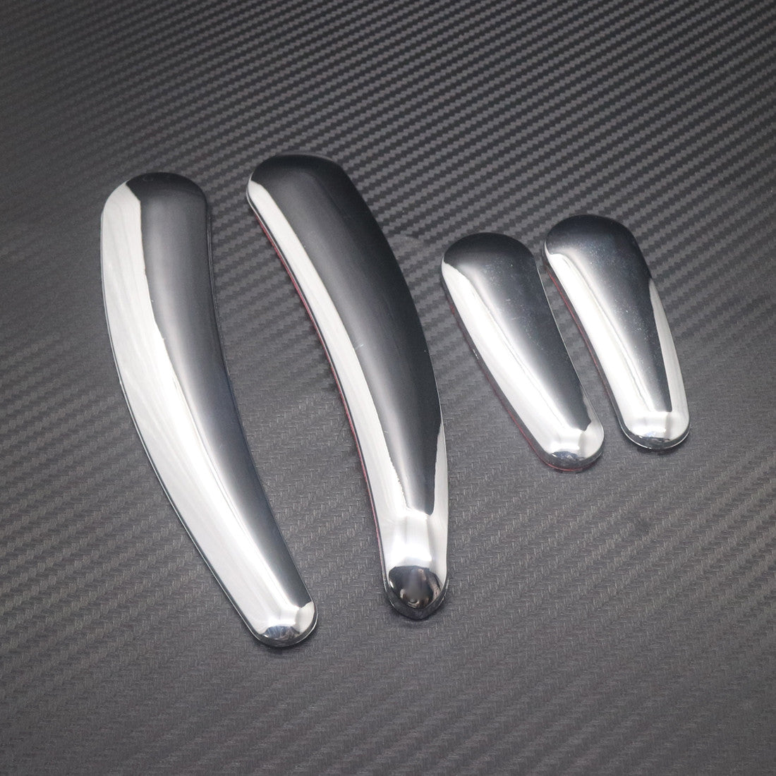 Chrome Curved Swingarm Frame Cover Insert for Harley Softail Models 2008-2016 Q