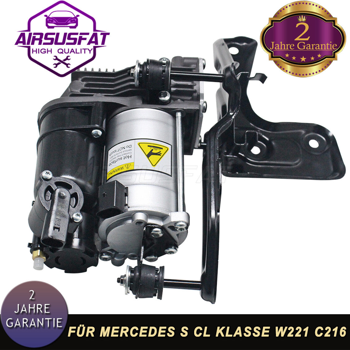 for Mercedes S-Class W221 S550 CL-Class C216 Compressor Air Suspension Airmatic