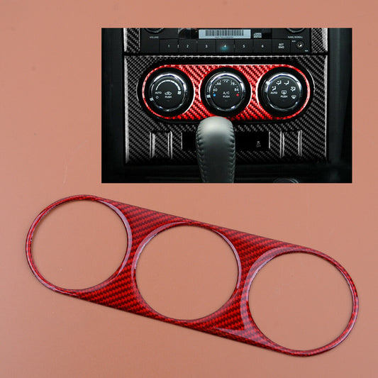 Console Dash AC Switch Panel Cover Trim Fit for Dodge for Challenger 2008-14 Q