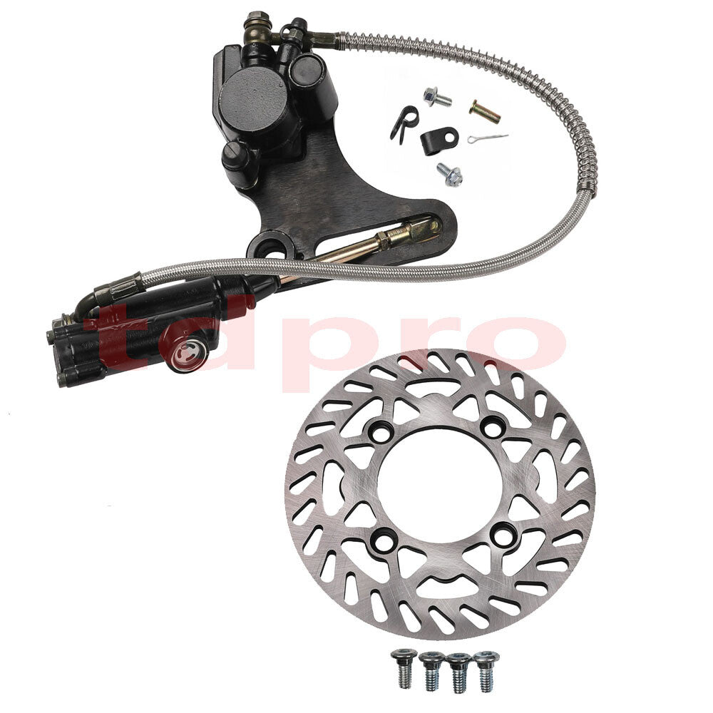 Hydraulic Rear Disc Brake Caliper + Pad 110cc 125cc 150cc Pit Dirt Bike ATV Quad