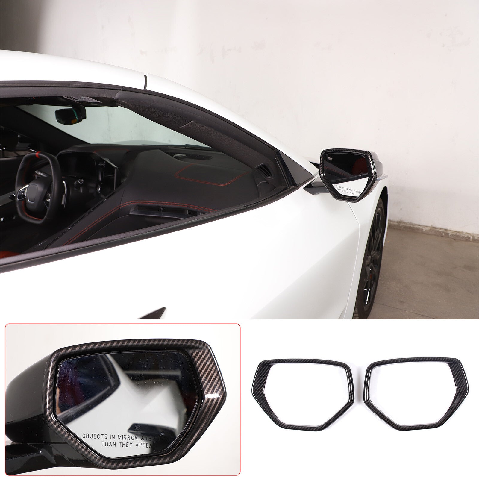 Mirror cover cap red for for Cruze 2017 2018 2019 new- v
