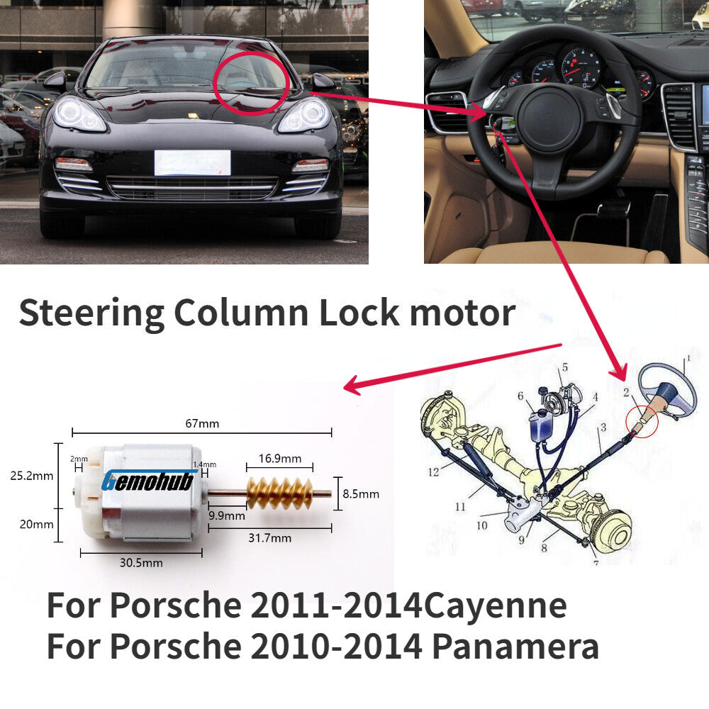 Steering Column Lock motor for Porsche 2011-2014 for Cayenne 2010-2014 for Panamera