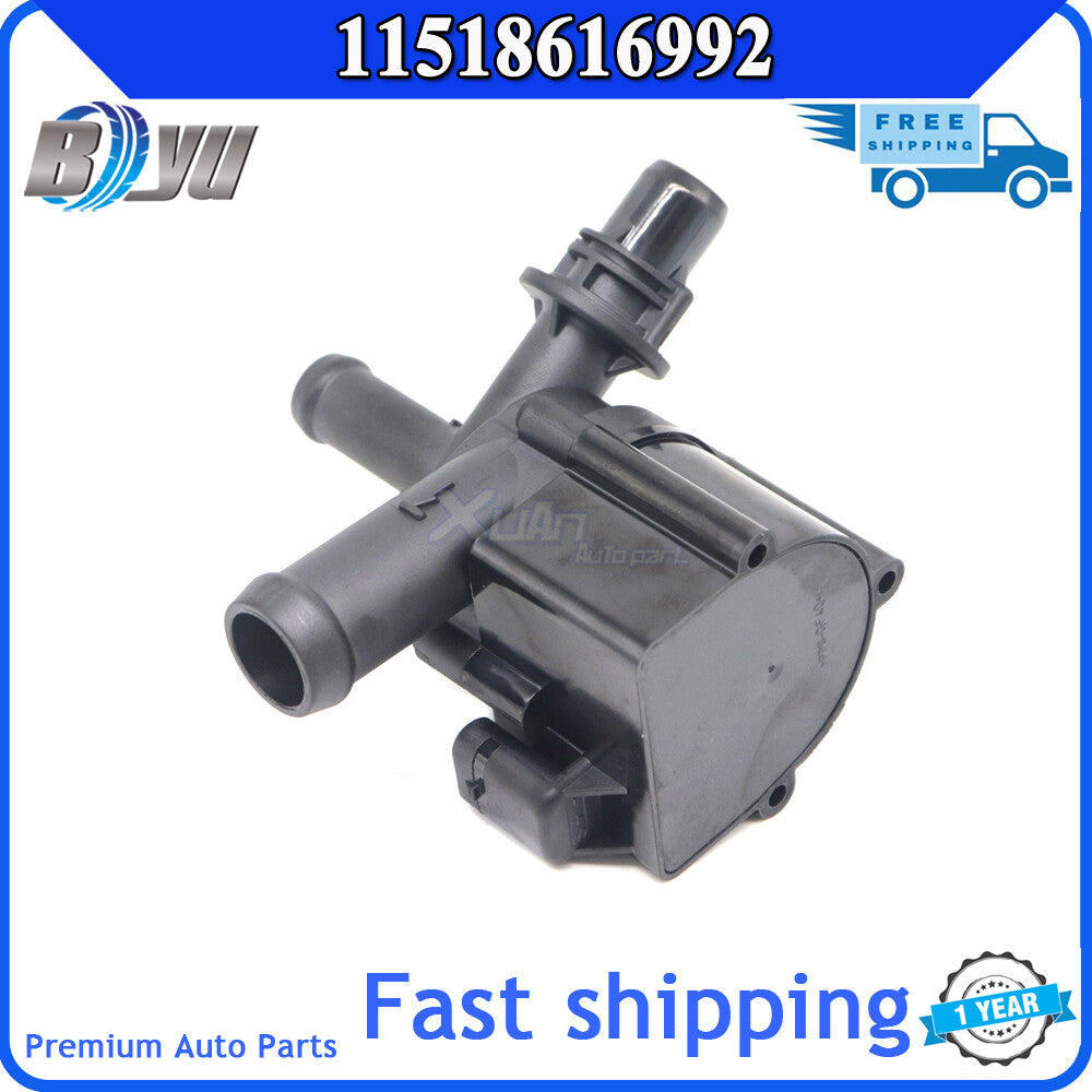 New auxiliary water pump for 118i and 320i (2012-2015) 1.6L and 2.0L models, model number 11518616992. v