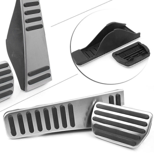 for VOLVO XC60 2018 Aluminum alloy + rubber Accelerator Pedal Pads Cover Kit Q