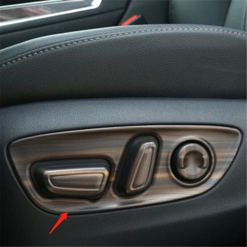 Peach Wood Grain for Seat Button Switch Panel Cover Trim for Toyota Venza 2021-2023
