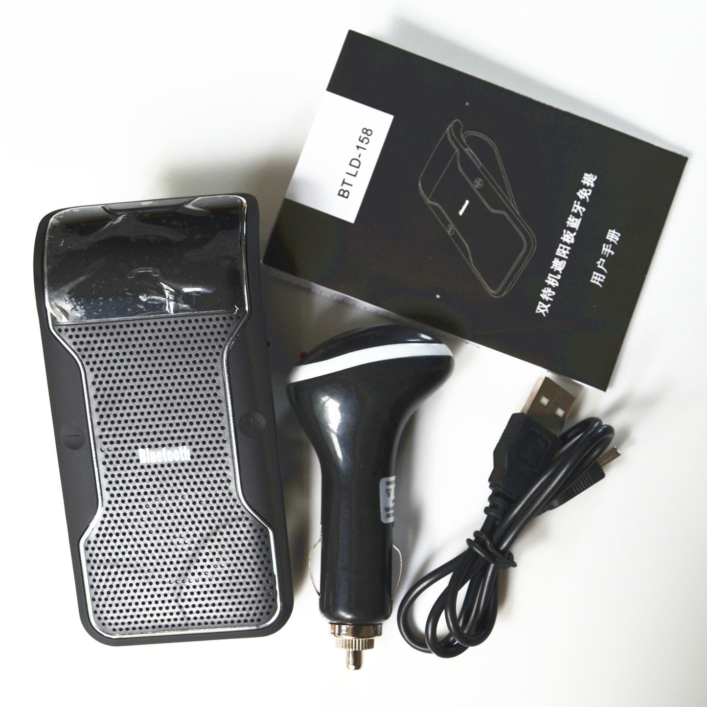 Car Hands Wireless Bluetooth Phone Speaker Sun Mobile Handsfree Speakerphon