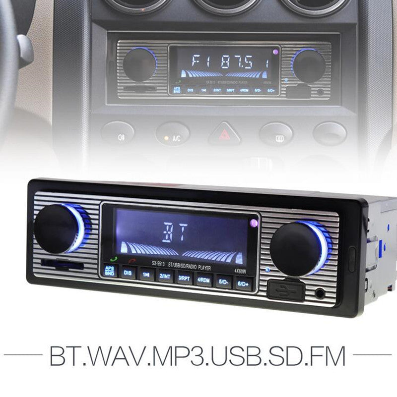 Bluetooth Car In-dash 4-Channel Radio Player Stereo FM MP3 USB AUX Audio Player