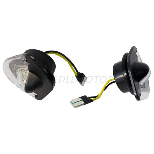 for Ford for Mustang 1994 1995 1996-2004 Pair LED License Plate Lights White Plastic Q