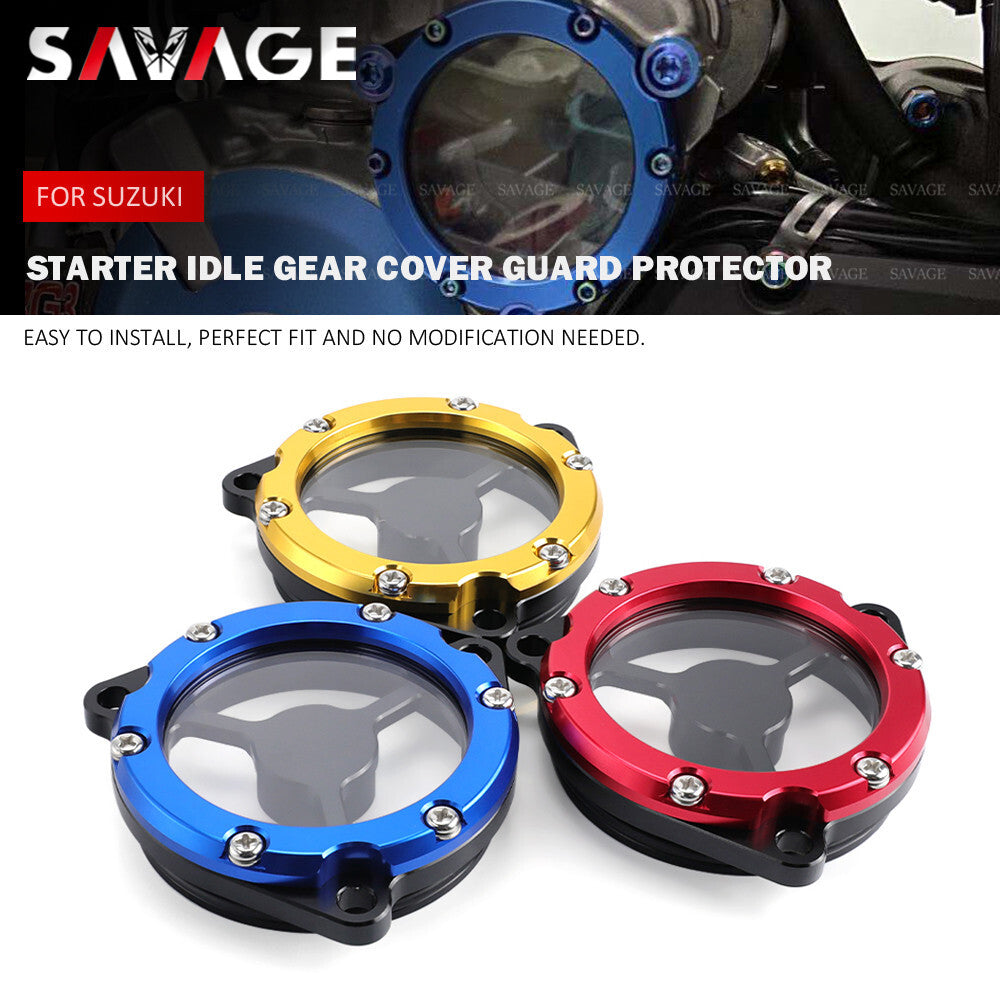 Starter Idle Gear Cover Protector for SUZUKI DRZ400SM DRZ 400S/E DR-Z400 Q