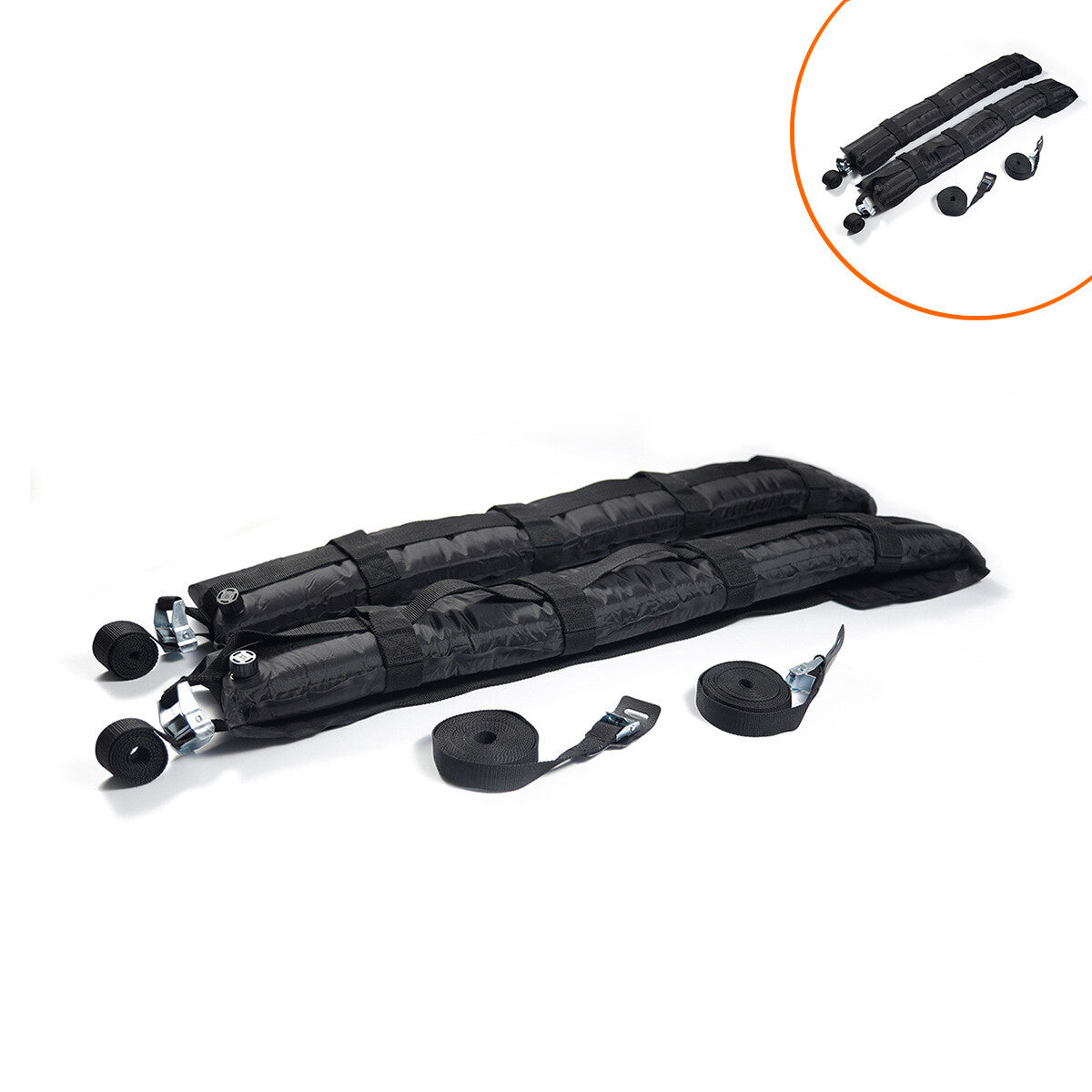 2-Pack Universal Portable Inflatable Car Roof Rack & Car Luggage Rack n