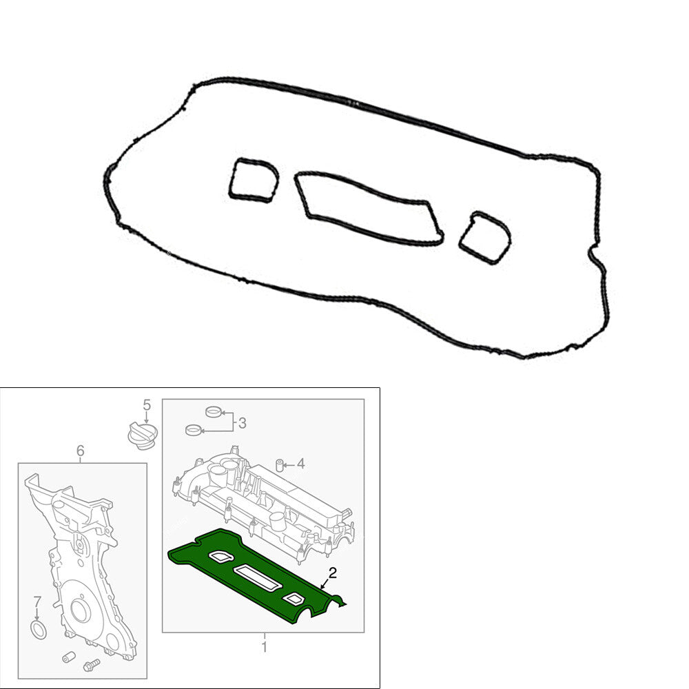 Valve Cover Gasket For 2012-2020 for Ford for Mustang Fusion Escape Explorer for Lincoln MKZ Q
