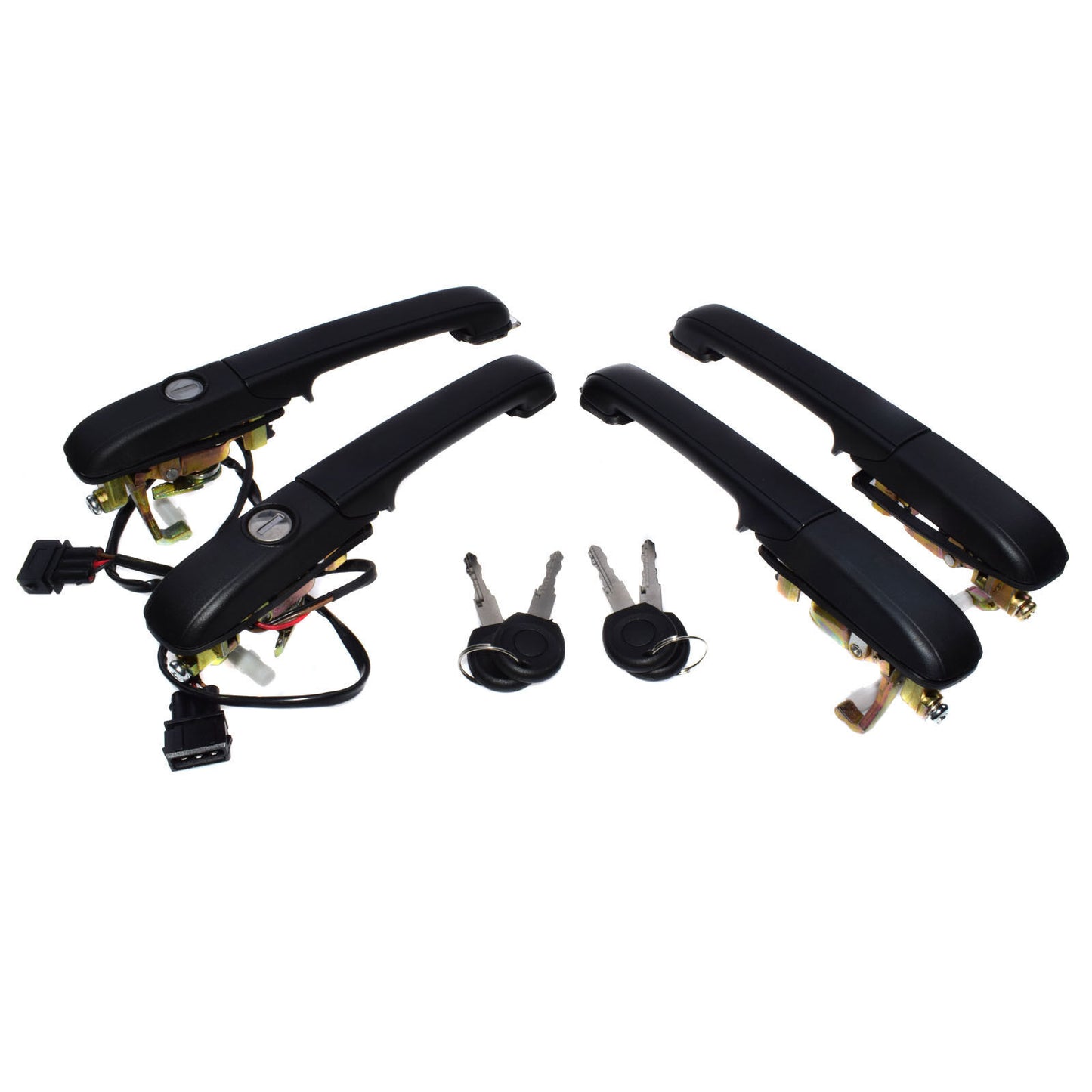 for VW for Passat 95-97 JLB GLX Set of 4 Outside Door Handle Front Rear Left Right