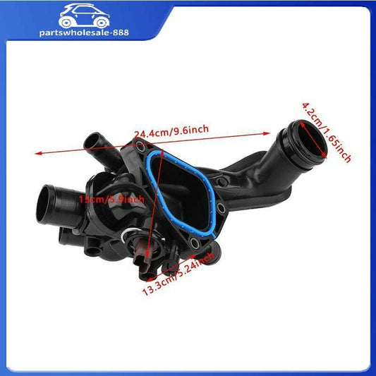 Coolant Thermostat Housing For 2007 -2013 for Mini Cooper for Peugeot 308 508 2008 3008
