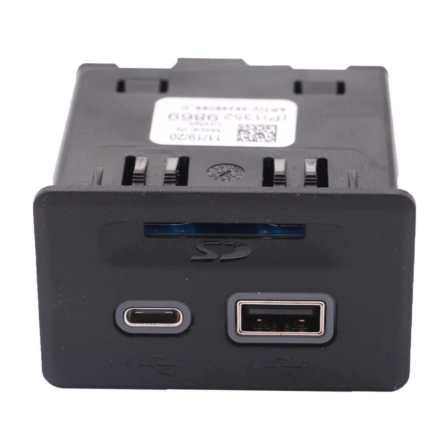 Center Console Auxiliary USB SD Card Port For 2019 for Sierra Silverado 1500