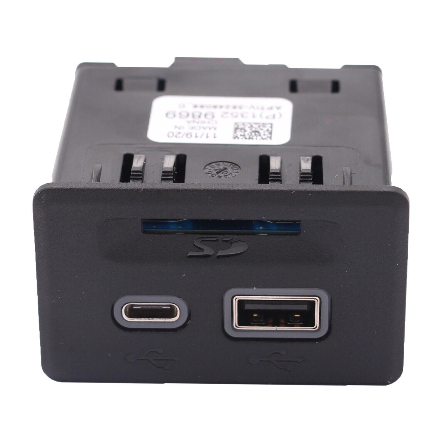 Center Console Auxiliary USB SD Card Port For 2019 for Sierra Silverado 1500