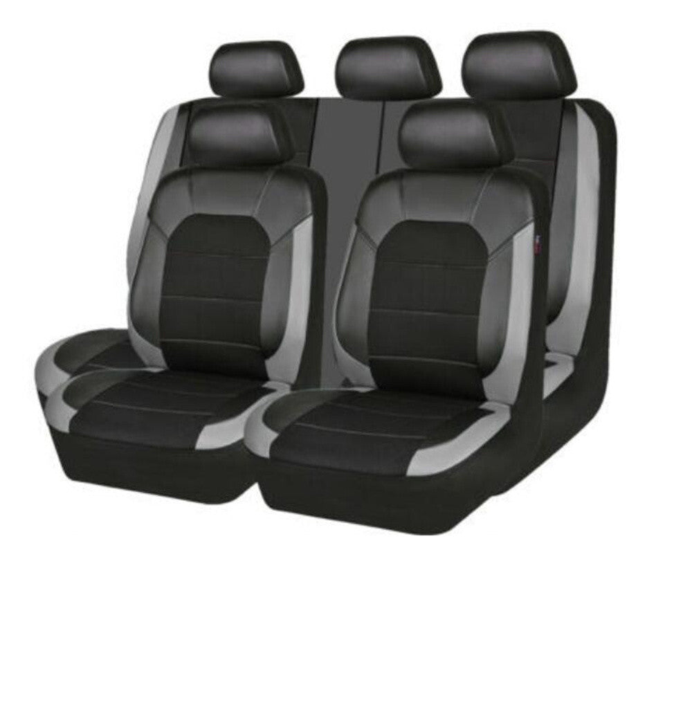 5 Seats Automobile for Seat Cover Car Cushion Protector Black/Gray Fit For Truck for SUV