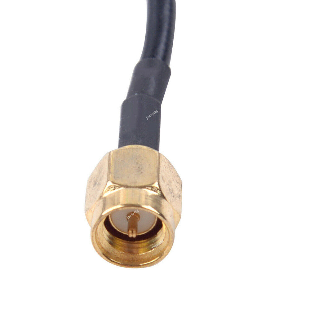 DAB Car Radio SMA Antenna Aerial Patch Glass Windshield Mount 300cm Cable Q