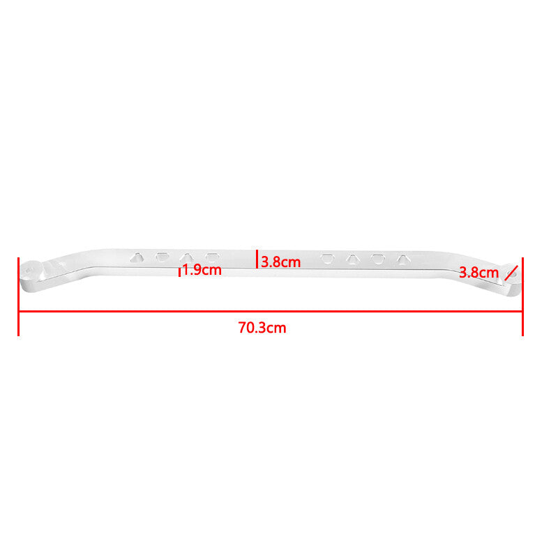 Rear Lower Tie Bar Brace for Honda for Civic 92-95 for Acura Integra 94-01 EG DC Silver Q