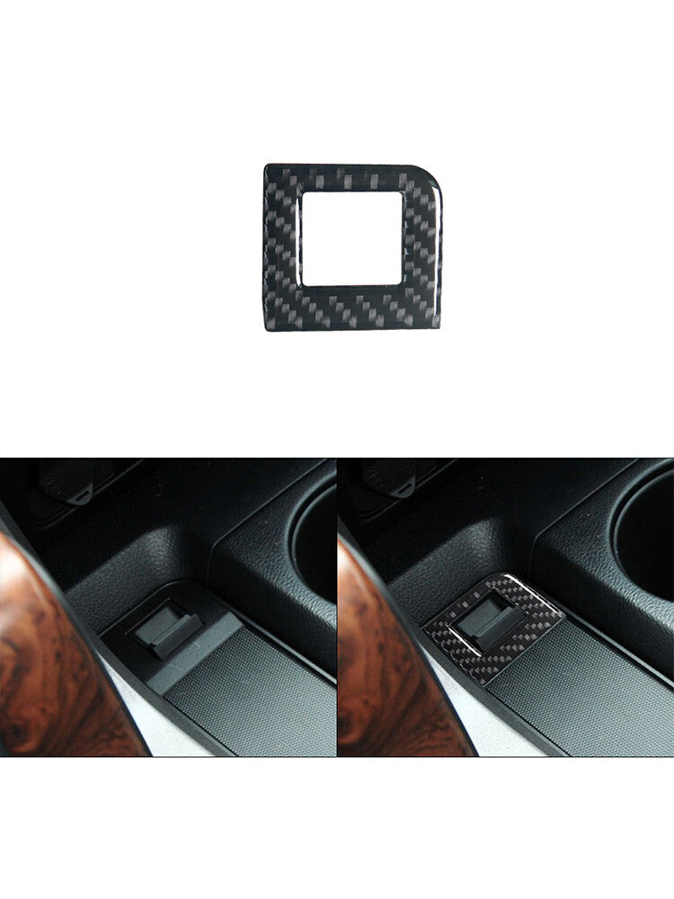 Console Storage Switch Frame Trim Cover Carbon Fibre for Toyota Tundra 2007-2013