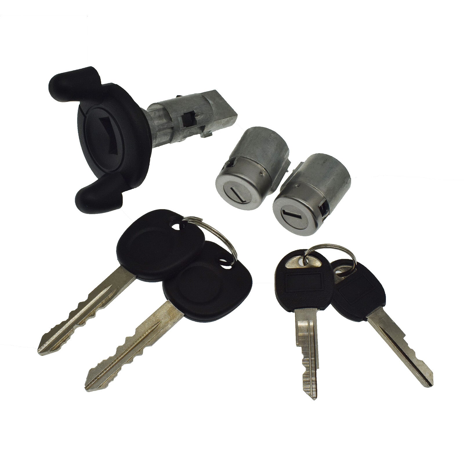 Ignition Lock Cylinder Front Door Lock Tumbler Set for Chevy Blazer S10 Pickup